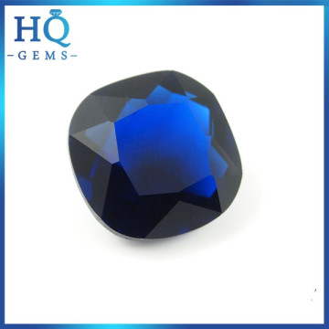 Fance Cut Glass Blue Gemstone