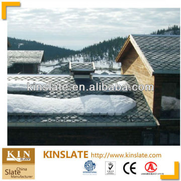 Passed ASTM and EN12326 Slate Roof Tiles Black Slate Roof Tiles Natural Stone Slate Roof Tiles