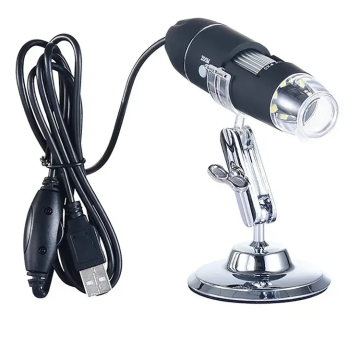 Mikroskop Biologi LED Portabel: 500x-1000x HD Digital USB Microscope