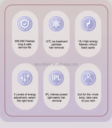 2024 Ice Point IPL Laser Hair Removal Device: Professional Portable Electric Flash Epilator for Permanent Hair Removal