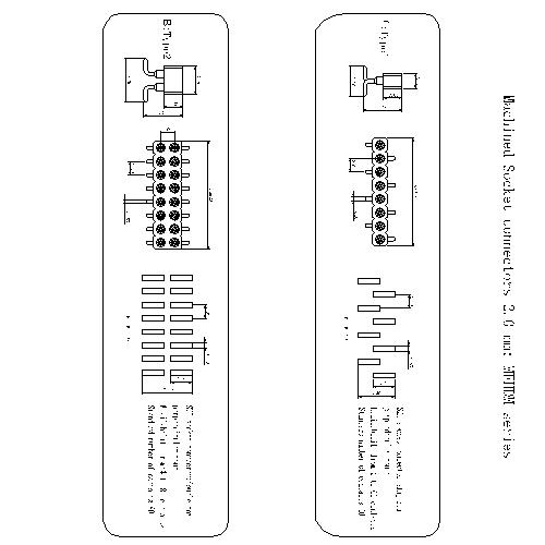 MFHDM-XXXXX00 Machined Socket connectors 2.0 mm MFHDM series 