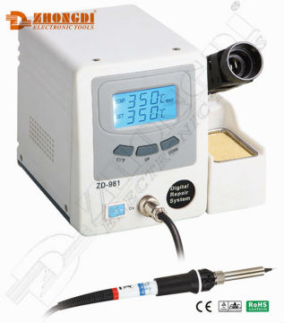 Zhongdi ZD-981 60W Temperature Controlled Soldering Station with Auto Sleep Function