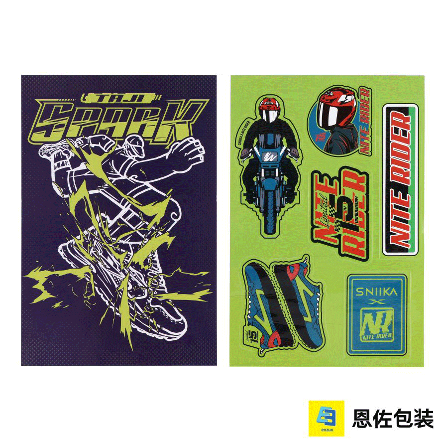 Autocollants auto-adhésifs en PVC cool pour des projets créatifs