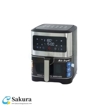 مقلاة هوائية فعالة بسعة 6 لتر لتلبية احتياجات الطبخ اليومية