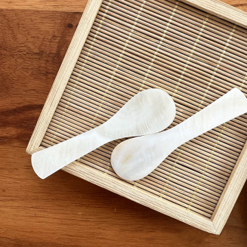 Hot Selling Exquisite Shell Spoon Natural Mother of Pearl Caviar Spoon