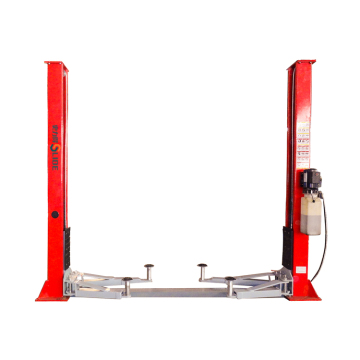 SLD-T28 hydraulic clear floor type 4000kgs 2 pole car lifter for vehicles repair & maintenance