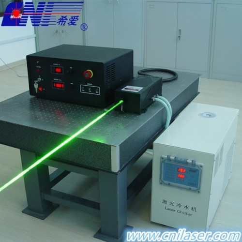 50W 5mJ 556nm Water cooled Q-switched pulse High power laser