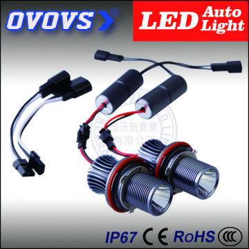 OVOVS 7000k color temperature led marker angel eye led light with special waterproof ring 12v