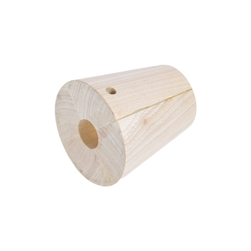 Handcrafted Solid Wood Lamp Cup