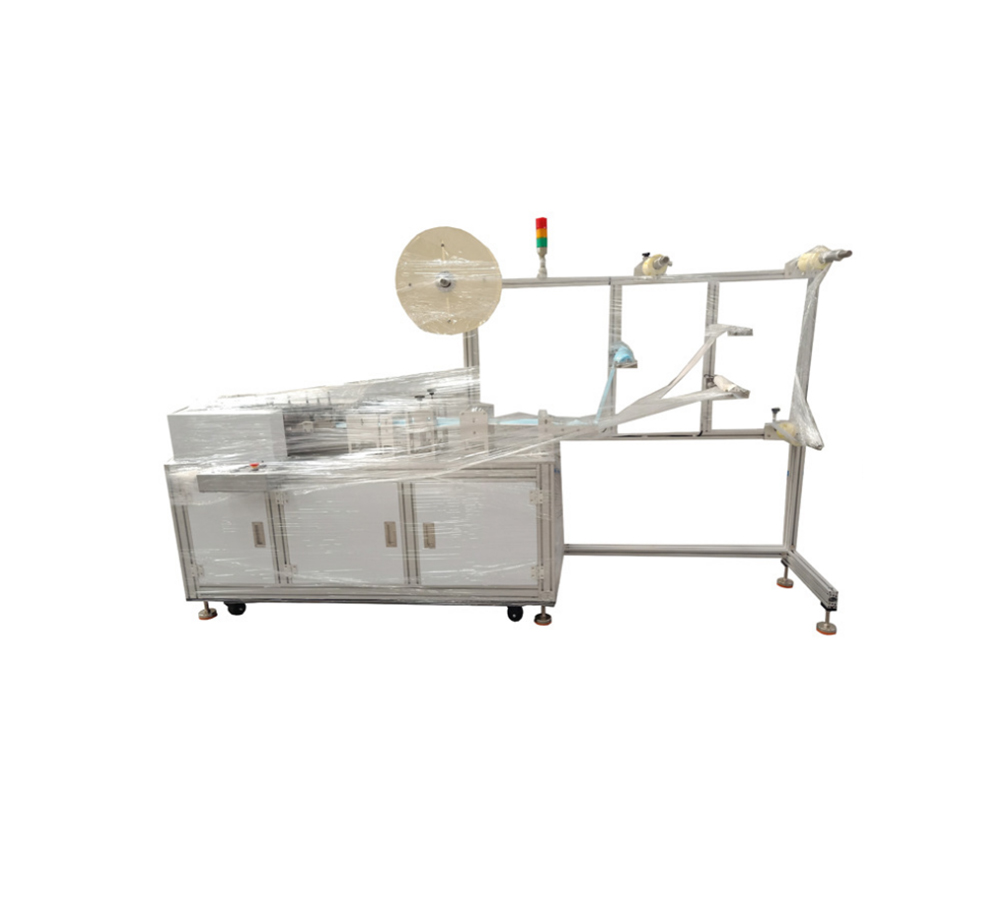 Automatic disposable surgical flat face mask making machine