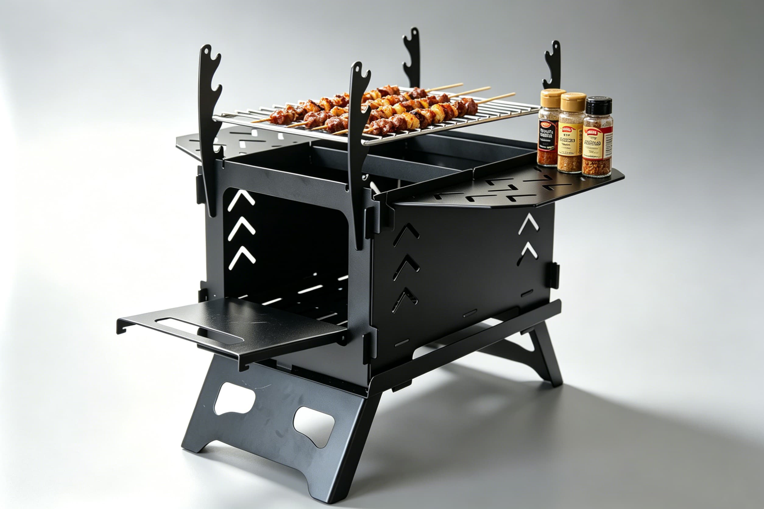 Grill Skewer Cooking