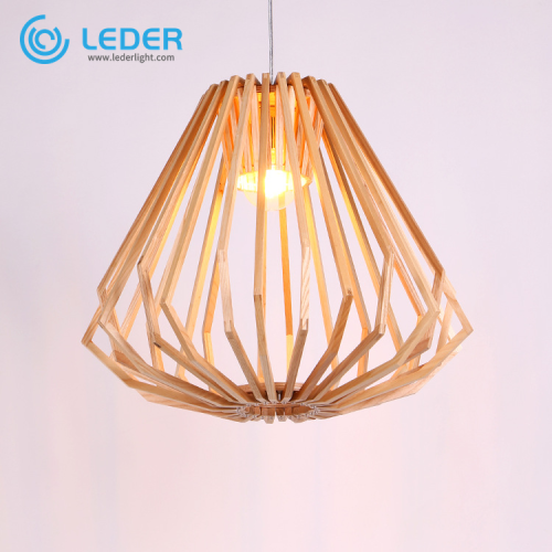 LEDER Contemporary Wooden Pendant Lighting