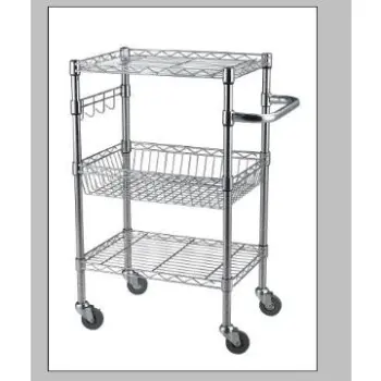 NSF Display Chrome Kitchen Trolley
