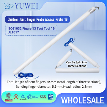 Children Joint Finger Probe IEC61032 Access Probe 19 Simulating Children Under 36 Months