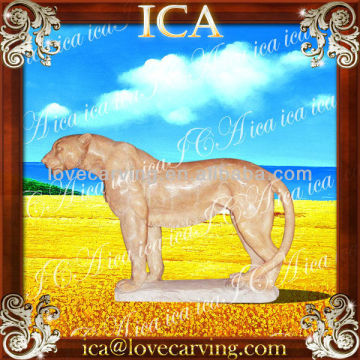 ICA,life size tiger animal statues,yellow tiger statue,natural material animal,modern animal statues,craft animal