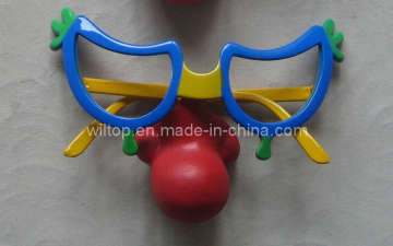 Plasrtic Funny Crown Glasses with Nose (PM080)