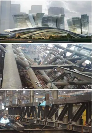 Heavy Pipe & H shaped Truss structures