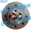 45/90 Double Conical Screw and Barrel for PVC Pipe Extrusion