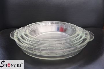 dinner glass plate set