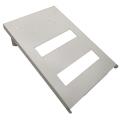 OEM Galvanized Steel White Laser Cutting Baseboard Design