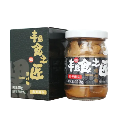 110g canned bamboo shoots in glass jar