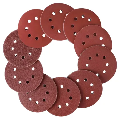 125mm Grinding Round Red Polishing Sandpaper