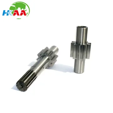 Precision CNC Machining oil pump shaft with worm gear
