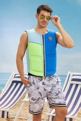 Factory Wholesale Super Stretch Neoprene Buoyancy Protective Undershirts for Swimming and Boating