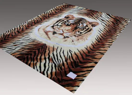 2014 Popular 100% Polyester Raschel Blanket and Mink Blanket