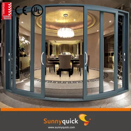powder coating aluminum sliding door