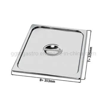 Food Grade Durable Stainless Steel Gn Container Lid for Gn Pans