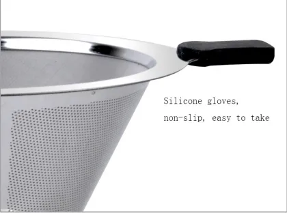 2020 Newest Hot sales worldwide Stainless Steel Coffee Filter Cone/Clever Coffee Dripper /Drip Coffee Maker with Holder