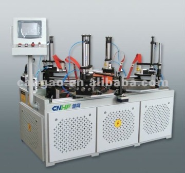 High speed photo frame assembly press
