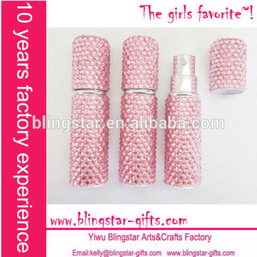 pink luxury perfume bottle