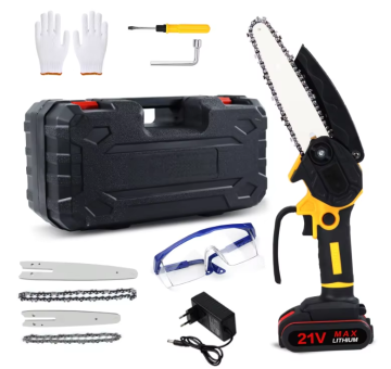 Hot Sale 21V Electric Mini Handheld Steel Chainsaw