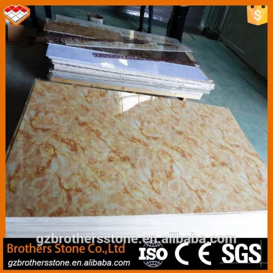 Home Decoration Pvc Moulding Frame PVC marble sheet