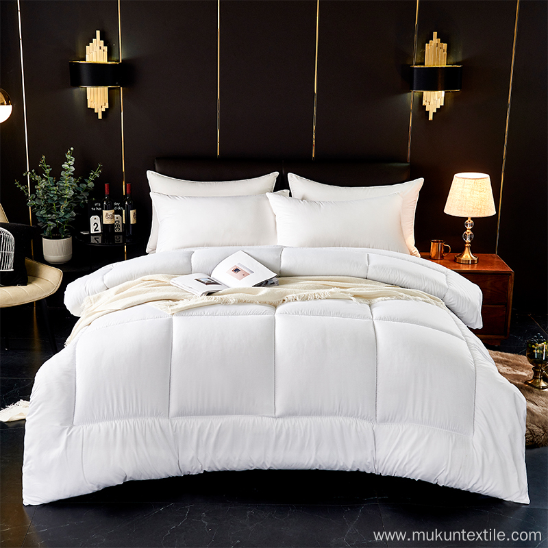 Hotel White duvet quilt comforter White Down Alternative