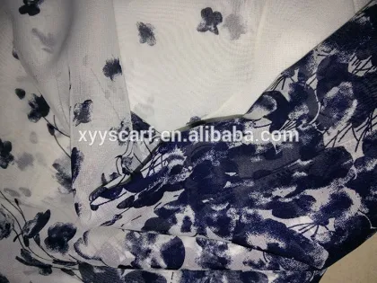 Hangzhou factory ladies fashion wholesale chiffon shawl