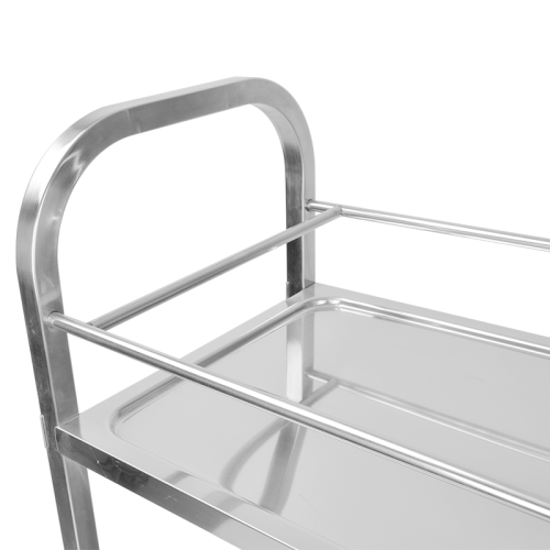 Stainless Steel Drinking Trolley Stainless Steel Square Tube Drinking Trolley Manufactory