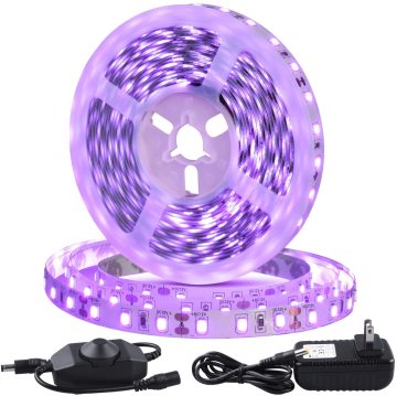 12v UVA LED Strip Light 395-405NM 60leds / m pour les fêtes