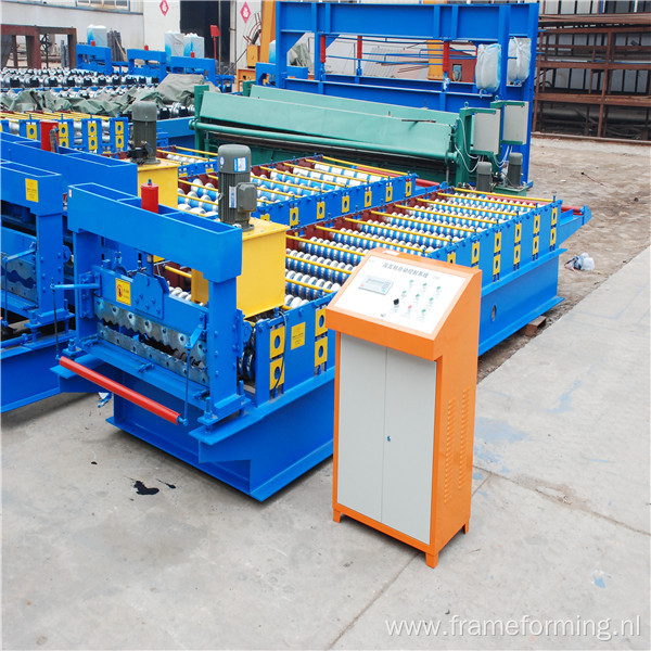 color sheet glazed tile roll forming machine