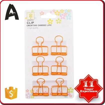 Fine appearance factory supply paperclips airplane