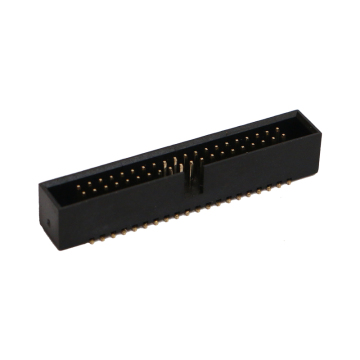 Gold Flash 1.27mm Pitch Box Header Connector for SMT Type