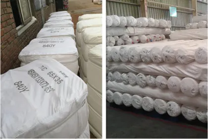 100% Cotton Material Grey Fabric for Garment, Home Textile