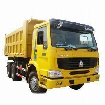 Dump truck with 21 to 30T load capacity, available in various types