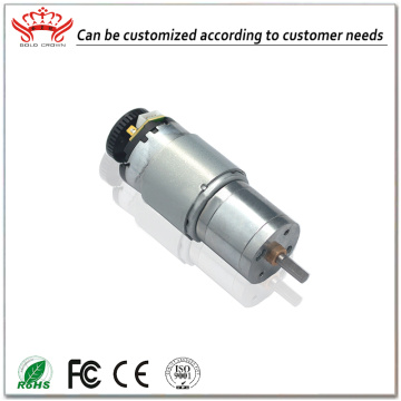 Big Torque 25mm Gearbox Brushed Dc Motor Encoder