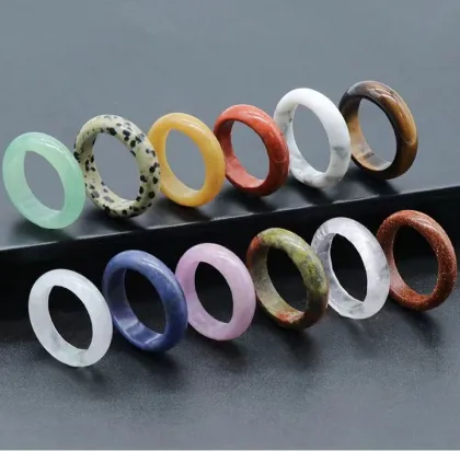 High Quality Crystal Stone Rings - Wholesale Hot Sale Twelve Running Crystal Rings for Gift