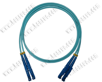 Om3 E2000 Type Double Core Fiber Patch Cable