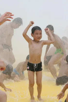 Jellyfish World Steel Large Aqua Play Water Park Equipment, Aquatic Play Structures