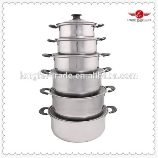 Stainless Steel Hotel Restaurant Camping Cookware Pot Set